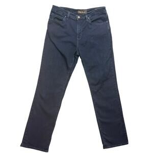 34 & Heritage Jeans Charisma Relaxed Straight Comfort Dark Wash Denim Size 36x34